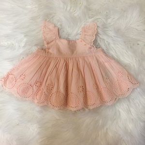 BabyGap Eyelet flutter top, 6-12m